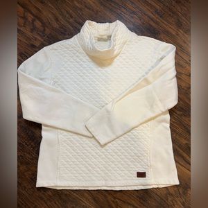 LL Bean Quilted Sweatshirt Pullover, Funnelneck